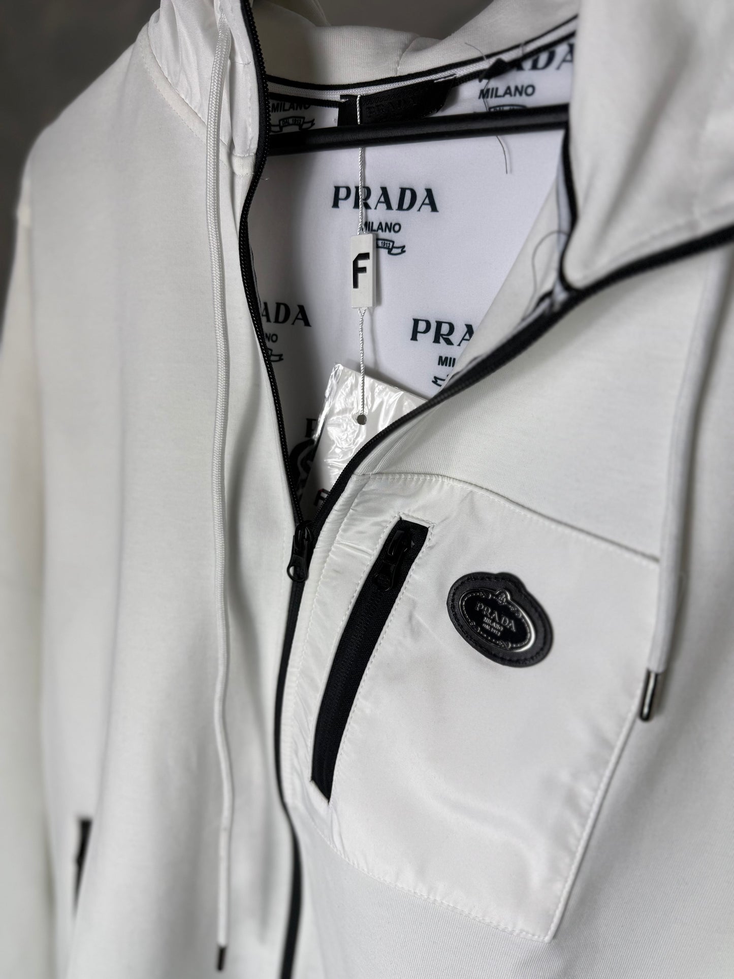 Prada White Tracksuit