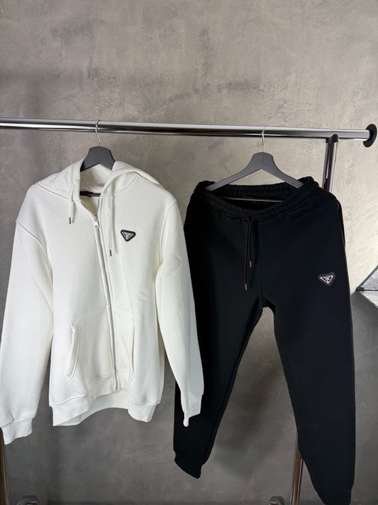 Prada Black White Tracksuit