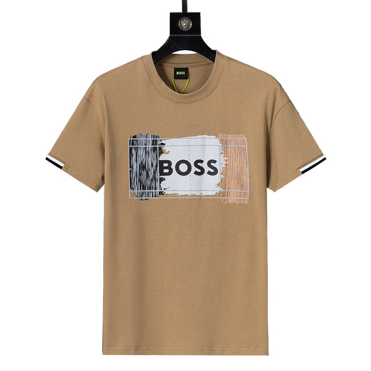 Hugo Boss - majica kratki rukav - brown