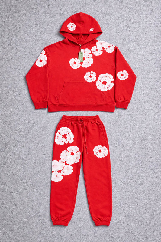 Denim tears - komplet - red