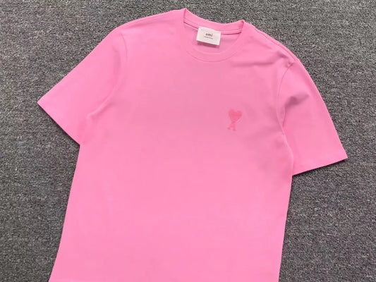 Ami paris - majica kratki rukav - pink