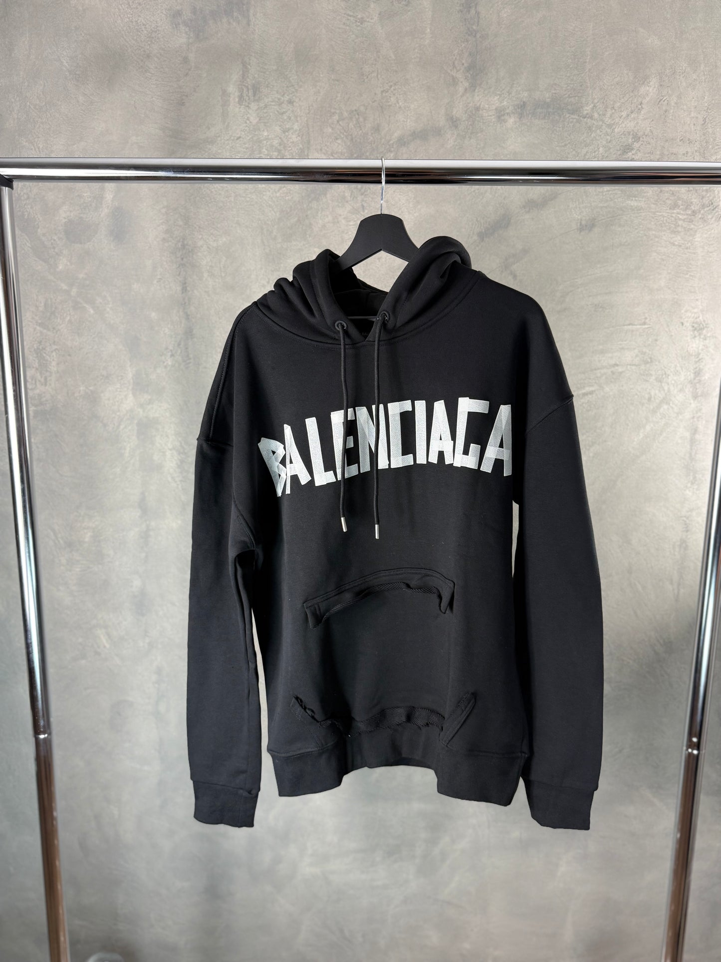 Balenciaga Black White Hudie