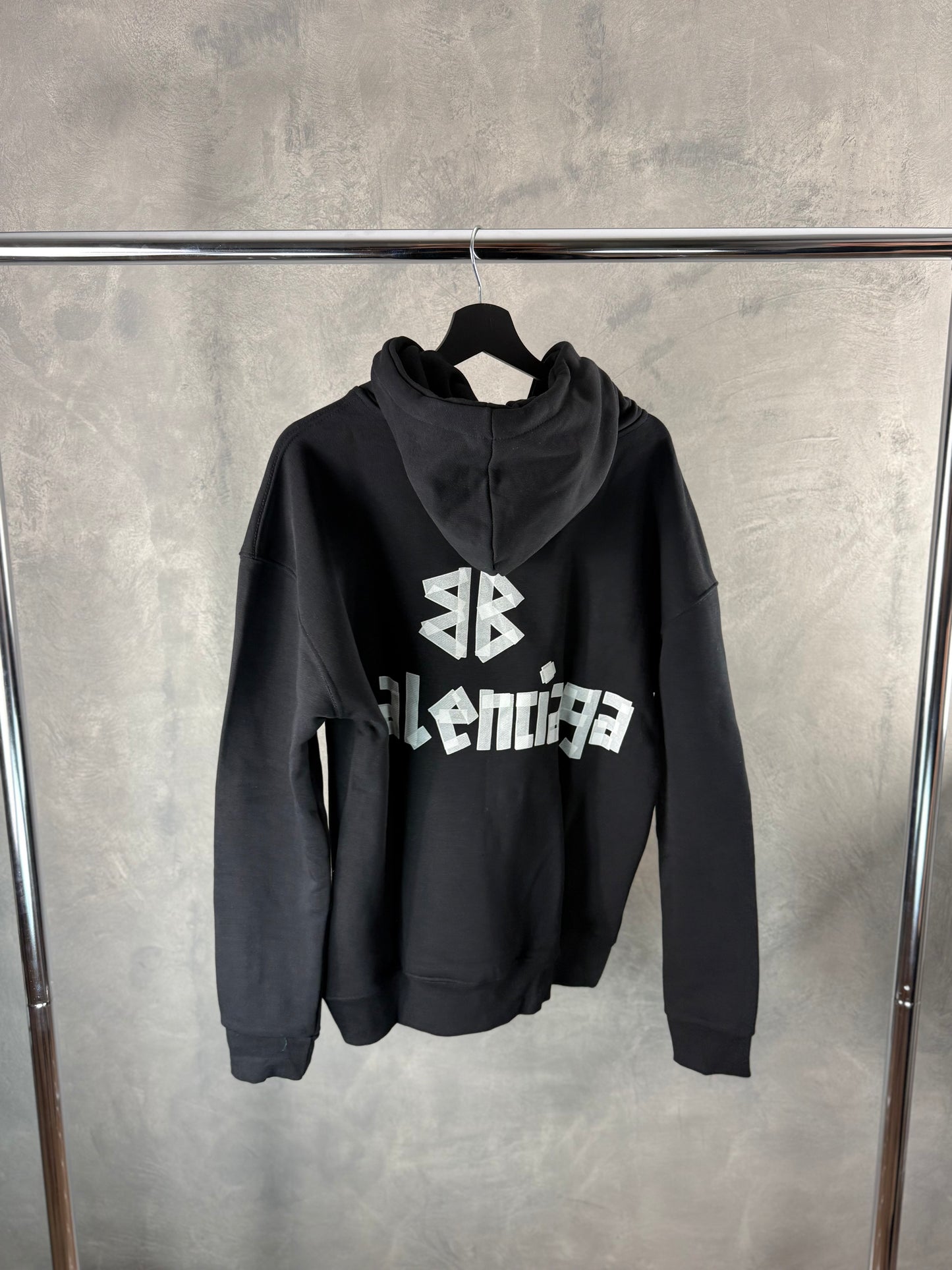 Balenciaga Black White Hudie