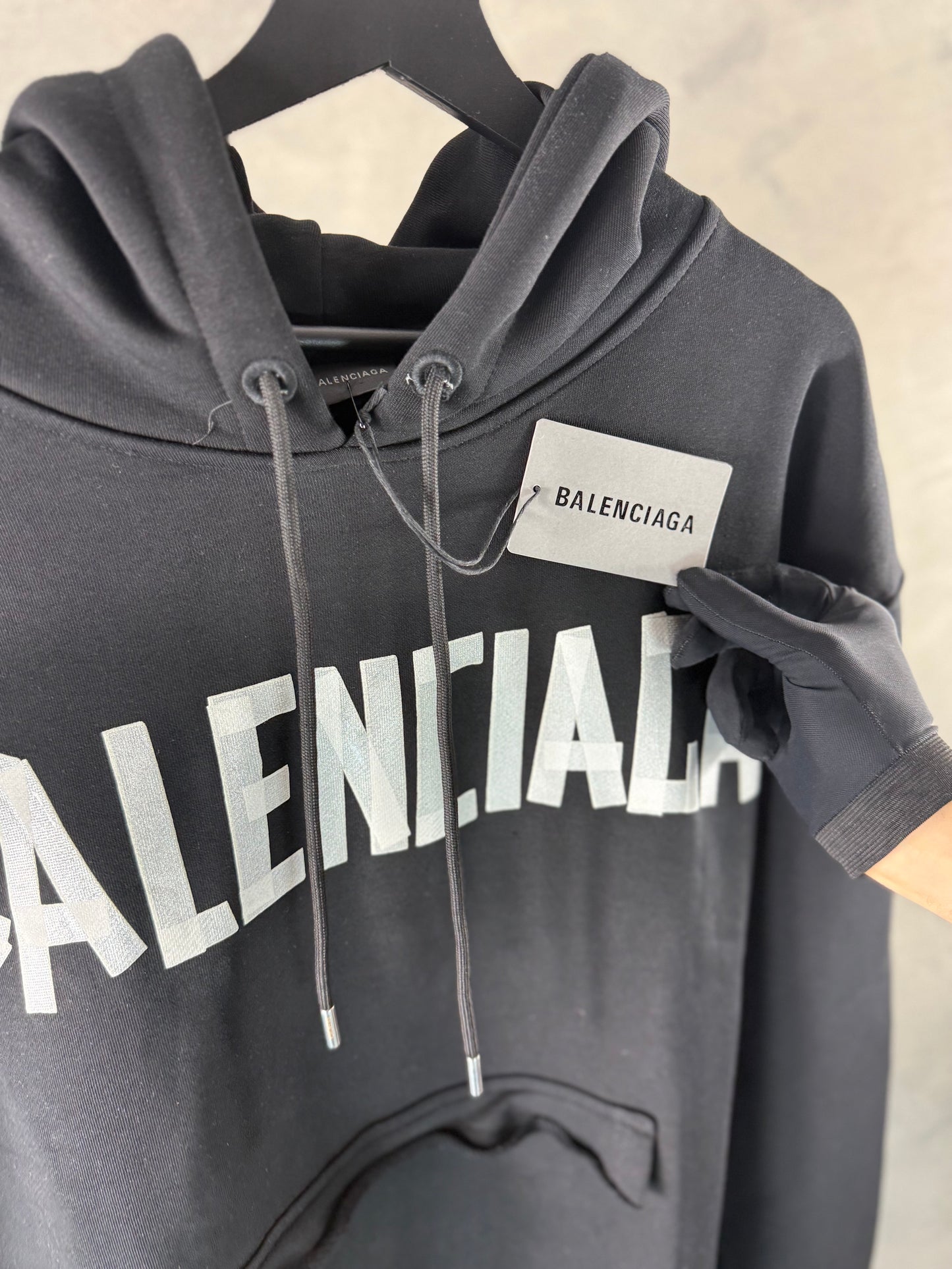 Balenciaga Black White Hudie