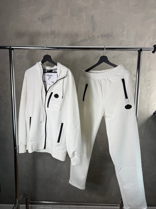 Prada White Tracksuit
