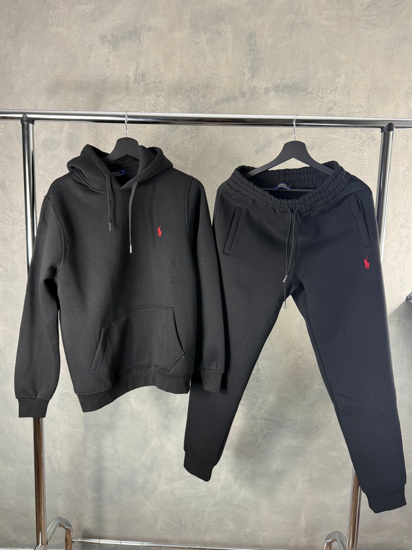 Polo Black Tracksuit