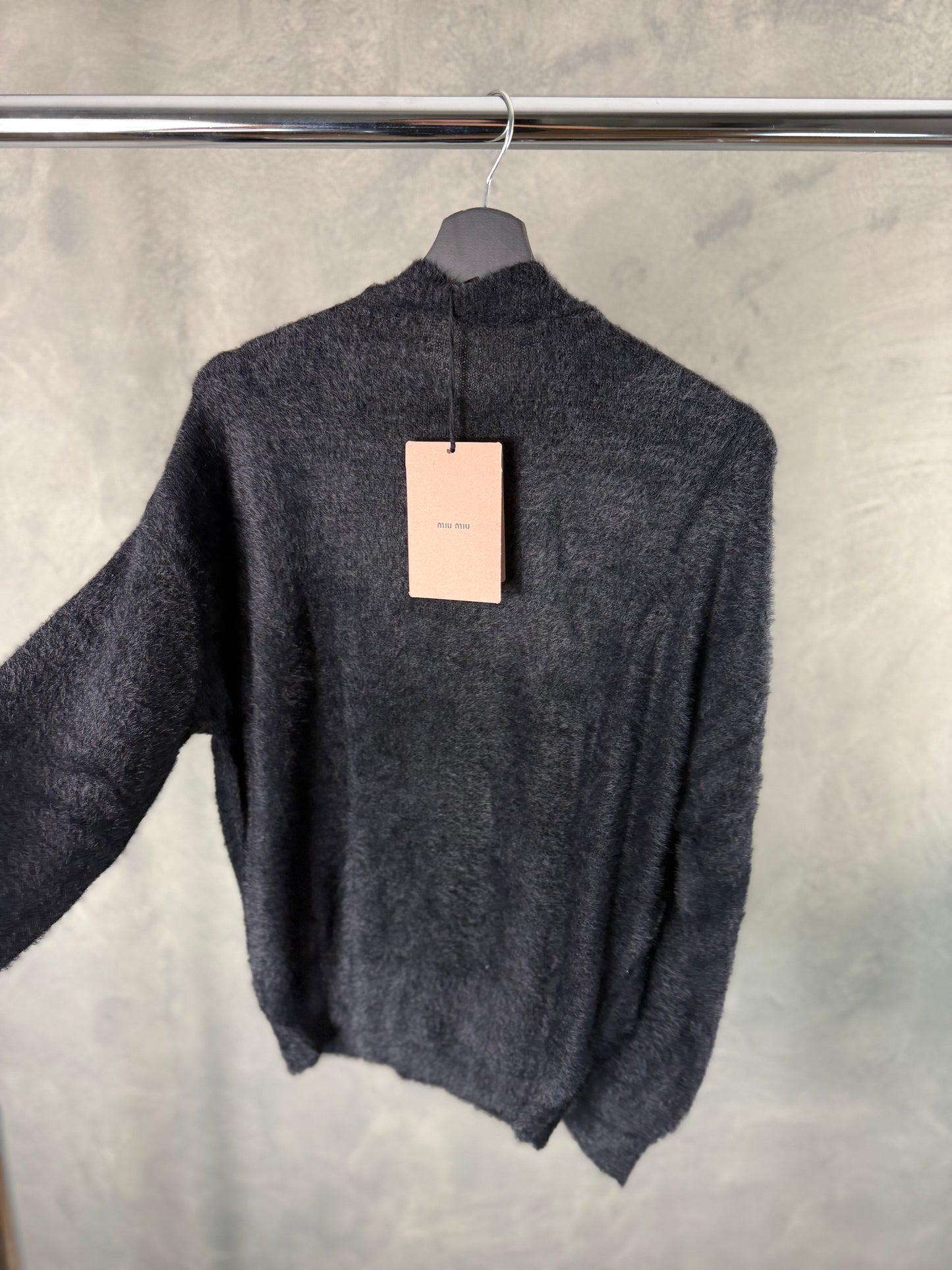 Miu Miu Black tie Shirt